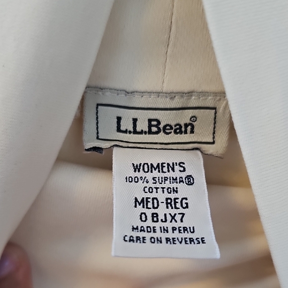 L.L. Bean Women's Turtleneck Supima Cotton Size M - Picture 2 of 5